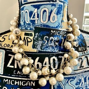 Beautiful Multi-Pearl strand Necklace/Choker